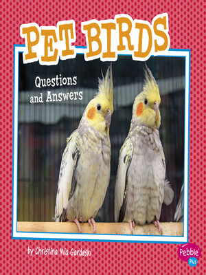 cover image of Pet Birds